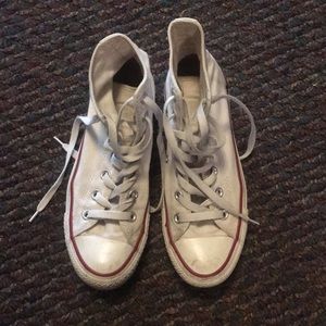 White High Top Converse